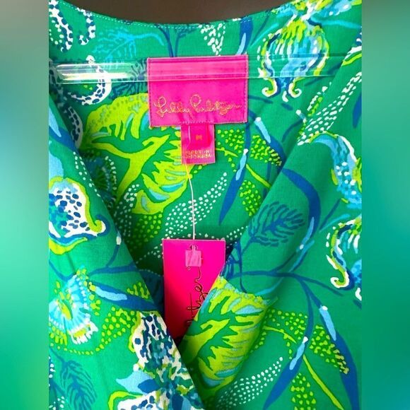 Lilly Pulitzer Sleeveless Moana Wrap High Low Maxi Dress Botanical … - Picture 2 of 6